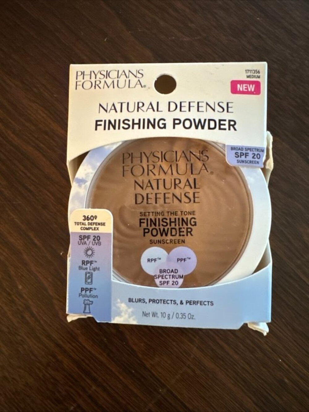Physicians Formula Natural Defense Finishing Powder Medium 1711356